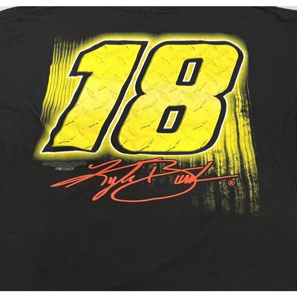 Kyle Busch XXL 2011 Tee Nascar #18 Suspended Racing Champion M&M Car Logo 2 side - Picture 6 of 16